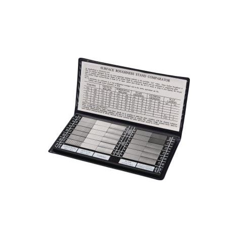 Plaque de comparaison de surface RUGOTEST 0,05-12,5 µm Plaques 30 pièces TECWERK (1/4)