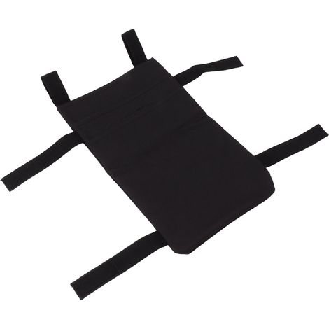 Sacoche de rangement pour béquille, pochette de transport suspendue, organisateur de voyage portable et léger pour canne de marche, noir (1/5)