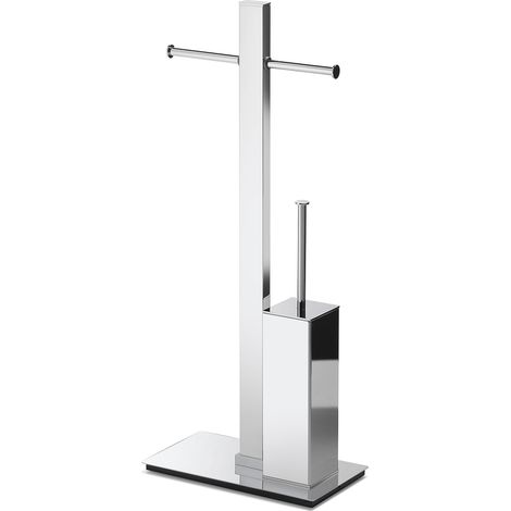 GEDY Bridge piantana porta rotolo e porta scopino cromato codice prod: 000076321300000 (1/2)