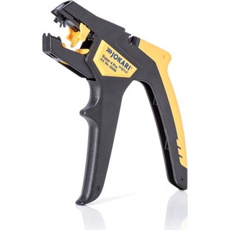 Jokari – Pince à dénuder automatique – Dénudage rapide 0,2 à 6mm² – Butée réglable 6 à 15mm – Coupe fil ergonomique