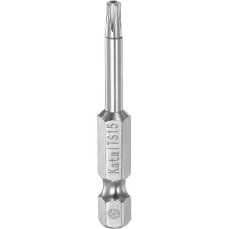 Jeu d'embouts serrage Torx T15 arrière à 5 points longueur 1/4 pouces 50 (1/5)