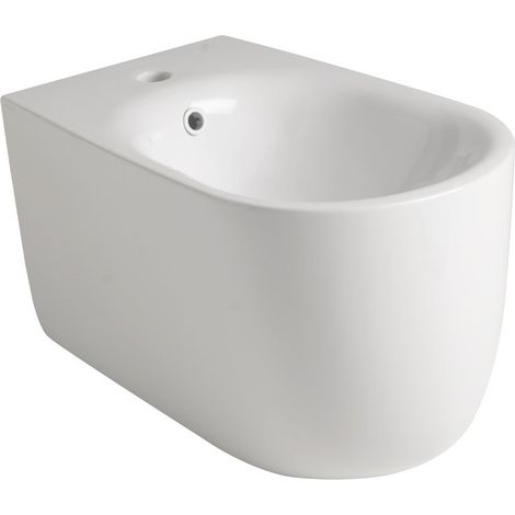 Bidet suspendu NOLITA 35x55cm, blanc (1/4)