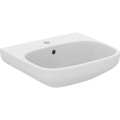 IDEAL STANDARD T4513MA Lavabo i.life A 1 trou pour robinet avec trop-plein (1/2)