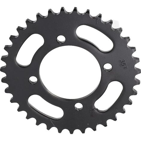 Pignon Arrière 35T, Pignon de Chaîne de Moto, Pignon Arrière en Acier, Pièces de Réparation de Pignon de Chaîne de Remplacement de Kart, Diamètre Externe de 146 Mm pour Moto (1/5)