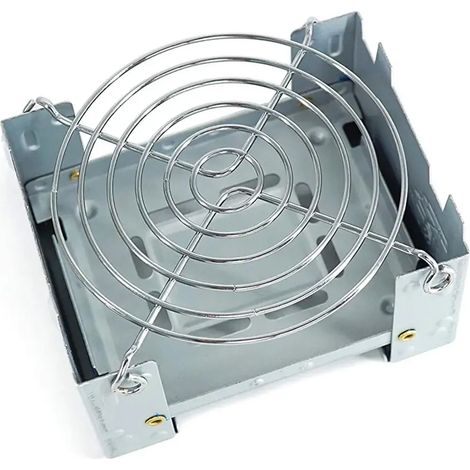 Réchaud à bois de camping pliable en cire avec support en fil d'acier inoxydable, équipement de pique-nique, réchaud à cire pour barbecue, réchaud de cuisson portable (1/4)