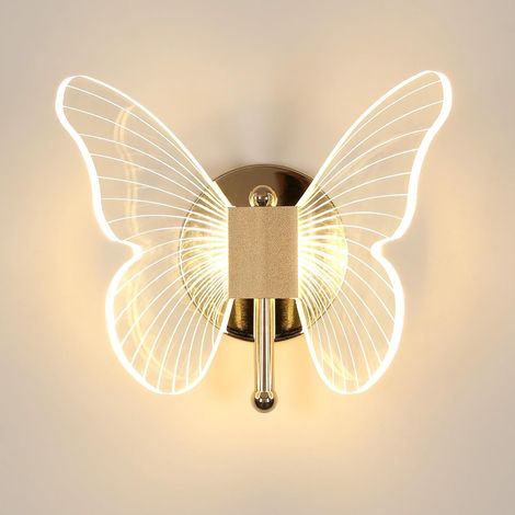Comely – Applique murale LED 10W – 1300 lm – 3 couleurs réglables 3000K-6500K – Acrylique et fer – Éclairage décoratif moderne pour chevet (1/5)