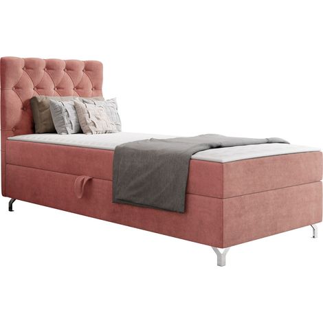 Cama continental Memphis 142, Manila 29, Continental, Individuales, 90x200, Tapiz, Somieres, 90x207x114cm