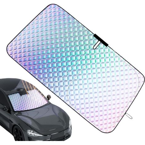 Pare-Soleil intérieur pour BMW X2 (U10) 2023-2025, Pare Soleils pour Voiture à l'intérieur Pliable Couverture Protection Réfléchissante UV