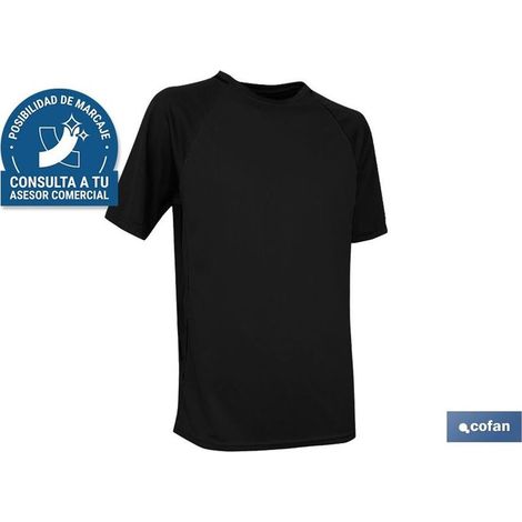 T-shirt respirant Pilote noir, 160 g/m², taille M (1/4)