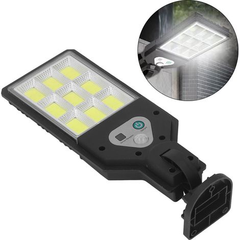 Applique murale solaire COB carrée TY11602 (9 modules) avec télécommande, idéale pour l'éclairage domestique. Tension… (1/5)