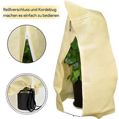 Winterhülle für Pflanzen - Frostschutz - 0,8x1 m / 1,2x1,8 m