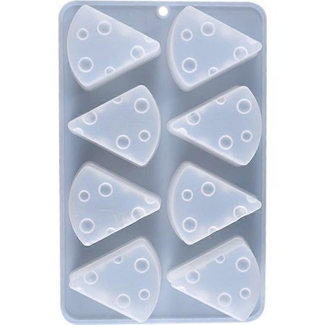 Moule à gâteau en résine époxy cristal DIY en forme de fromage, moule en silicone pour pâtisserie (1 pièce) (1/5)