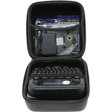 Étui rigide de protection en EVA pour imprimante d'étiquettes Brother PT-D210 (1/4)