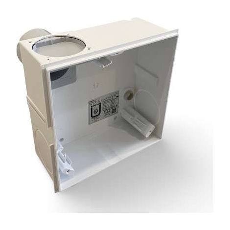 MELTEM SimplAir S-U-H UP-Gehäuse Unterputzgehäuse Gehäuse UP Ausblasstutzen nach hinten 300508