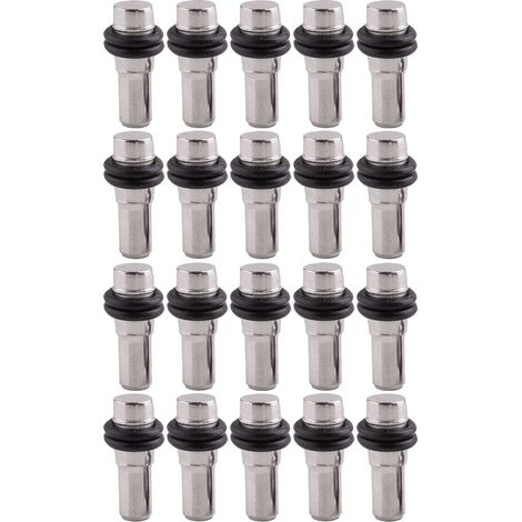 Cyclingcolors – Lot de 20 taquets tenon avec amortisseur caoutchouc noir – Spécial pour tablettes en bois et verre Ø5mm – Support plateau vitre (1/3)