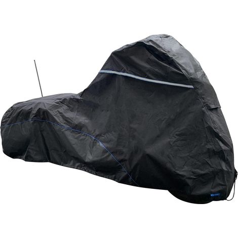 Housse de moto 420D Oxford imperméable, résistante à la chaleur, avec ventilation et bandes réfléchissantes (1/5)