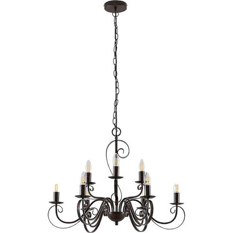 Lindby 'Caleb' in Marrone da Metallo
