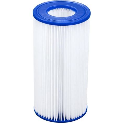 Cartuccia Tipo III/ A, 10,6 x 10,6 x 20,3 cm, Bianco/blu, 1 pezzo (1/3)