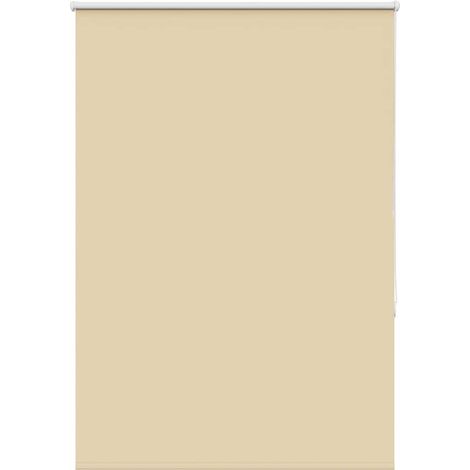 Verdunkelungsrollo Beige 90x175cm Stoffbreite 85,7 cm Polyester