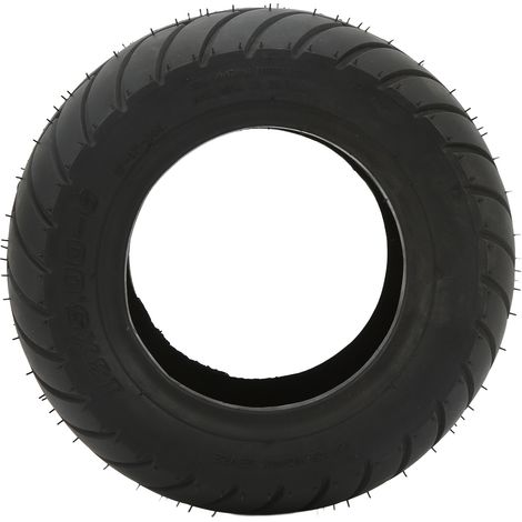 Pneu en caoutchouc Absorption des chocs Anti Skid Vide Tubeless Remplacement de pneu pour Go Kart Scooter électrique 13in (1/5)
