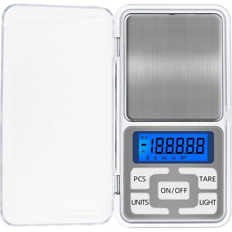 Balance de cuisine numérique portable 500 g/200 g/300 g (0