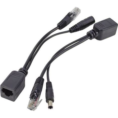 2 x Splitter POE passif PNI POE-P2 pour systèmes de vidéosurveillance (1/4)