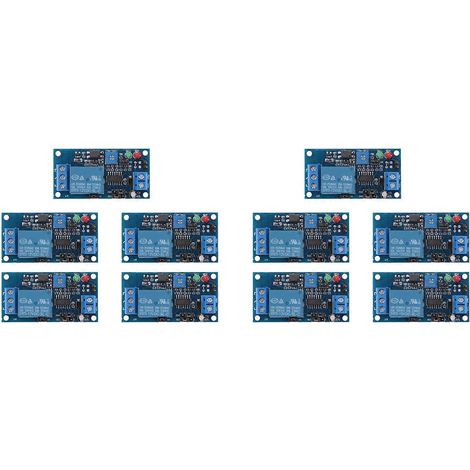 Module de relais temporisé 10x 12V CC avec minuterie (activation/désactivation). (1/5)