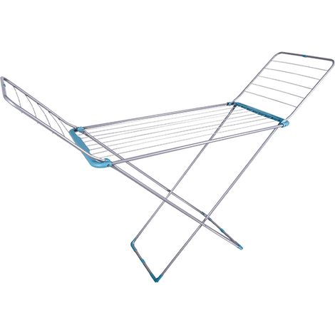Étendoir à linge, séchoir pliable utilisation intérieur/extérieur avec ailes hautes 174 x 111 x 55 cm – SARAYLI 3304 (1/5)