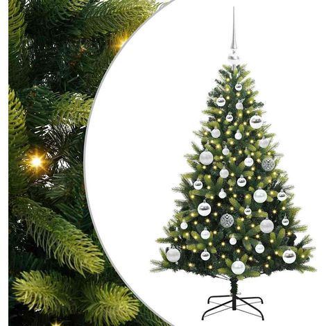 Árbol de Navidad Artificial Articulado 150 LEDs Verde 120 cm vidaXL