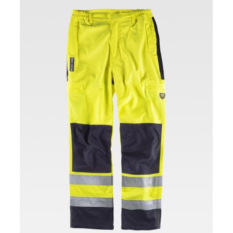 Pantalón ignífugo para soldadura de alta visibilidad WORKTEAM Work Flame B1492 (1/3)