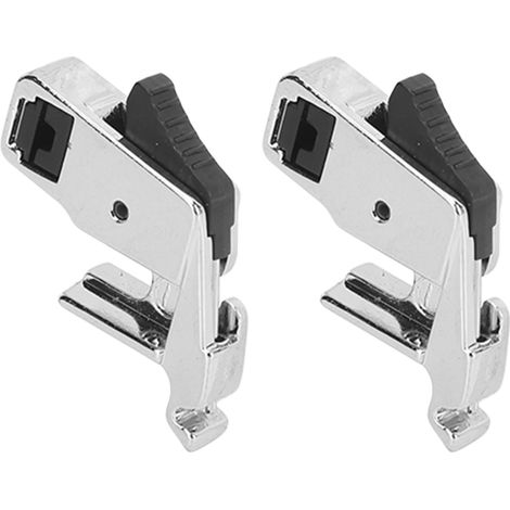 Lot de 2 pieds de couture pour ourlet, accessoires de rechange pour machines à broder et couturières. (1/5)