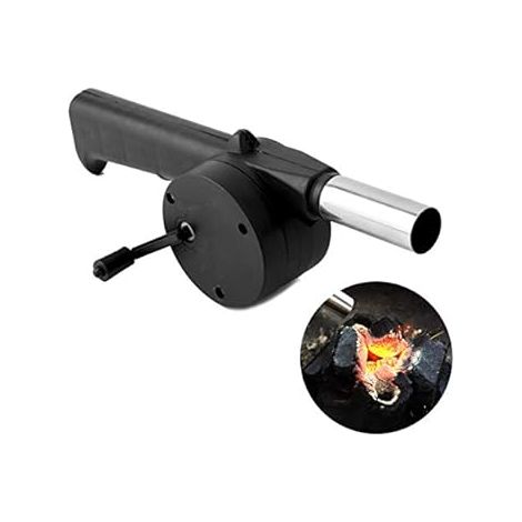 Ventilatore Manuale per Barbecue Wailicop, Soffiatore d'Aria per Griglia a Carbone - Strumento da Cucina per Campeggio ed Esterni (1/4)