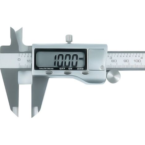 150mm Stainless Steel Electronic Digital Caliper with Extra Large LCD Display, Inch/Metric Conversion (1/5)