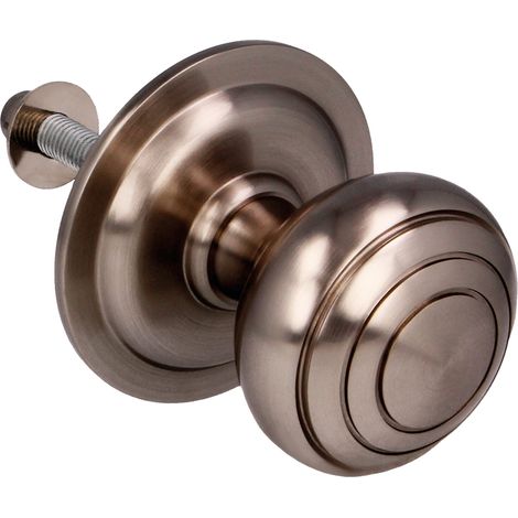 AMIG Bouton de porte d´entrée 14 Ø61 mm Laiton Chromé mat (1/5)