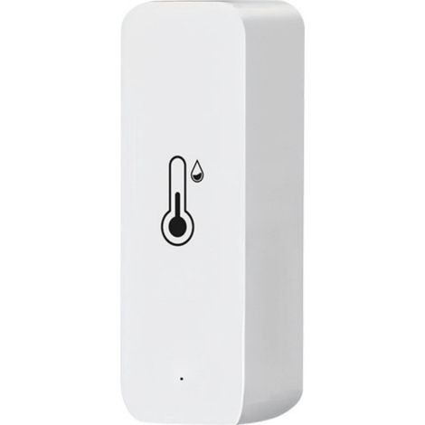 Capteur de température et d'humidité Tuya Zigbee, compatible avec une application de contrôle intelligent et la commande vocale Google Home. Livré sans piles. (1/5)
