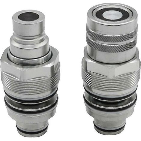 6680018 6679837 Raccord rapide plat hydraulique pour chargeuses compactes Bobcat (1/5)