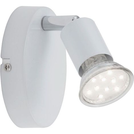 Applique murale LED Spot, 10,5 cm, 3 W, blanc, Briloner Leuchten