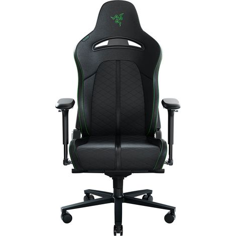 Razer Enki - Chaise de jeu avec support lombaire intégré, chaise de bureau (cuir synt... (1/5)