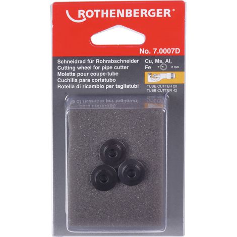 ROTHENBERGER Molette de coupe Cu-Al-Fe pour TC28/42 - 1000000976 (1/2)