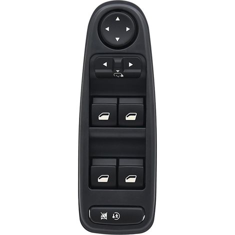 Botón interruptor de ventana para Citroën C4, Grand Picasso 2007-2010, 2011, 2012, 2013, 2014 Interruptor de control de ventana eléctrica 6554 YH 6554YH Control del regulador de ventana (1/5)