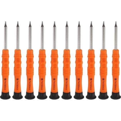 10 pièces T4 Torx Mini Tournevis 3mm Tête Torx Orange (1/5)