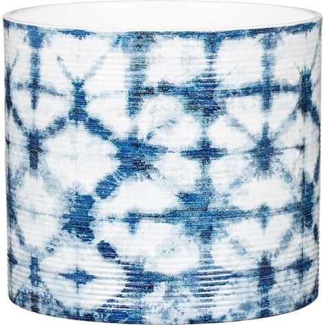 Scheurich pot de fleurs en céramique. couleur : Blue Batik. diamètre 16 cm. hauteur 15 cm. 2.6 l vol. (1/5)