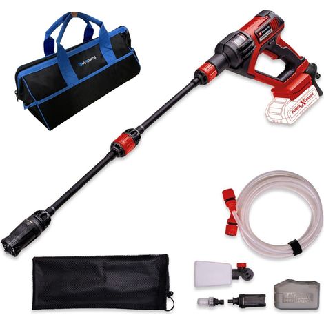 Einhell Cordless Pressure Washer 24 Bar 18V 4 In 1 Nozzle HYPRESSO 18/24 + Bag (1/5)
