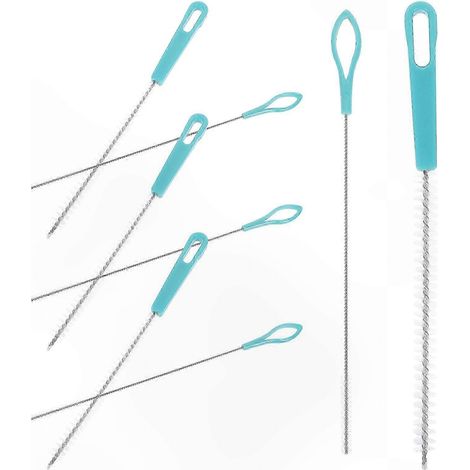 Brosses de nettoyage de pailles réutilisables multicolores pour usage domestique, lot de 10 pièces (1/5)