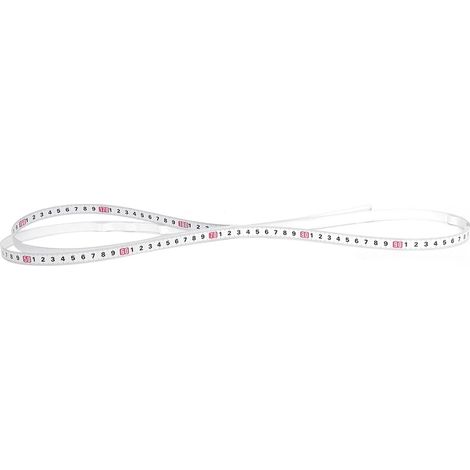 Mètre ruban autocollant, 2m/acier, métrique, pour agencement (1/5)