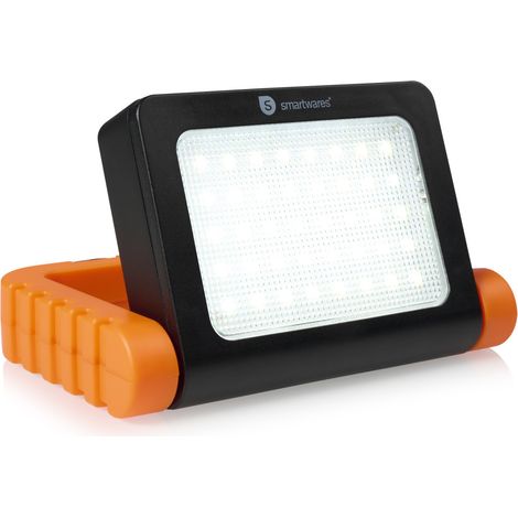 Smartwares LED Solarstrahler tragbar inkl. USB-Kabel LED Solarleuchte