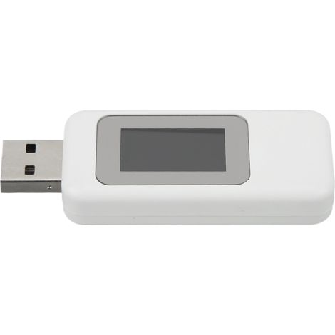 Détecteur USB avec Affichage Direct, Fonction Arrêt et Analyse de Puissance - Blanc (1/5)