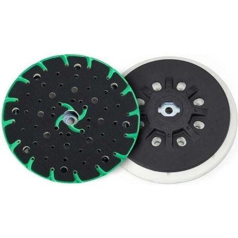 Plateau ponceuse 150 mm avec aspiration de poussière - Filetage de raccordement M8 - remplacement du festool plateau ponceuse, compatible avec le ponceuse excentrique 150mm bosch makita etc (1/4)