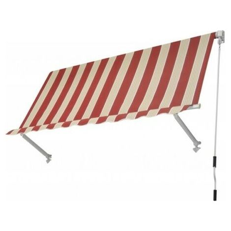 TENDA SOLE A CADUTA 3X2,5 MT SENZA CASSONETTO BRACCI BEIGE BORDEAUX BALCON 3900