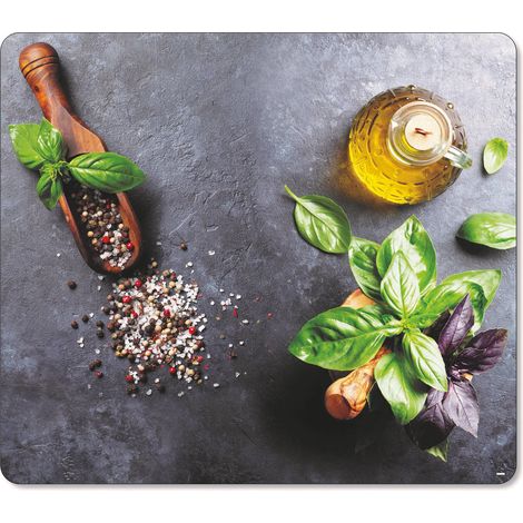 Plaque en verre pour cuisinière, plan de travail, 56 x 50 cm, Kesper, BASIL (1/2)